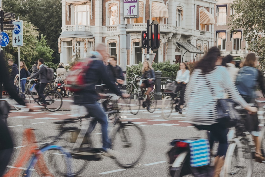 Amsterdam bike street (Photo via Unsplash)