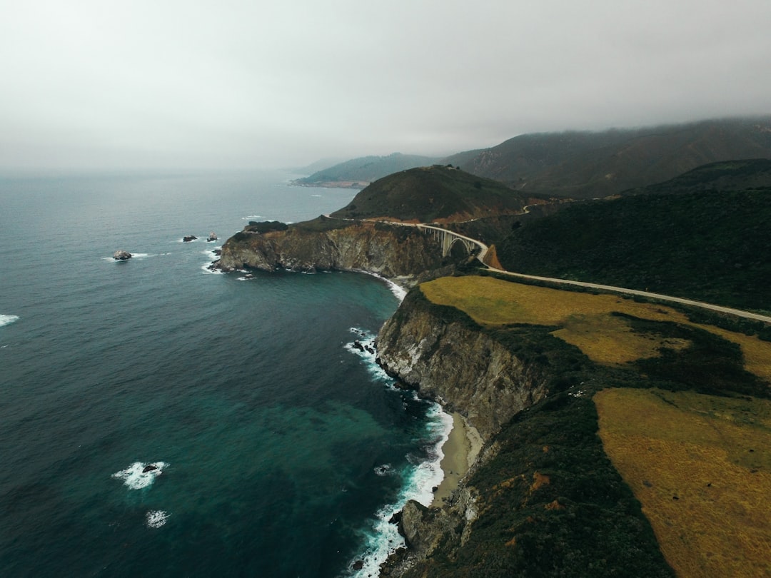 Big Sur cliffs (Photo via Unsplash)