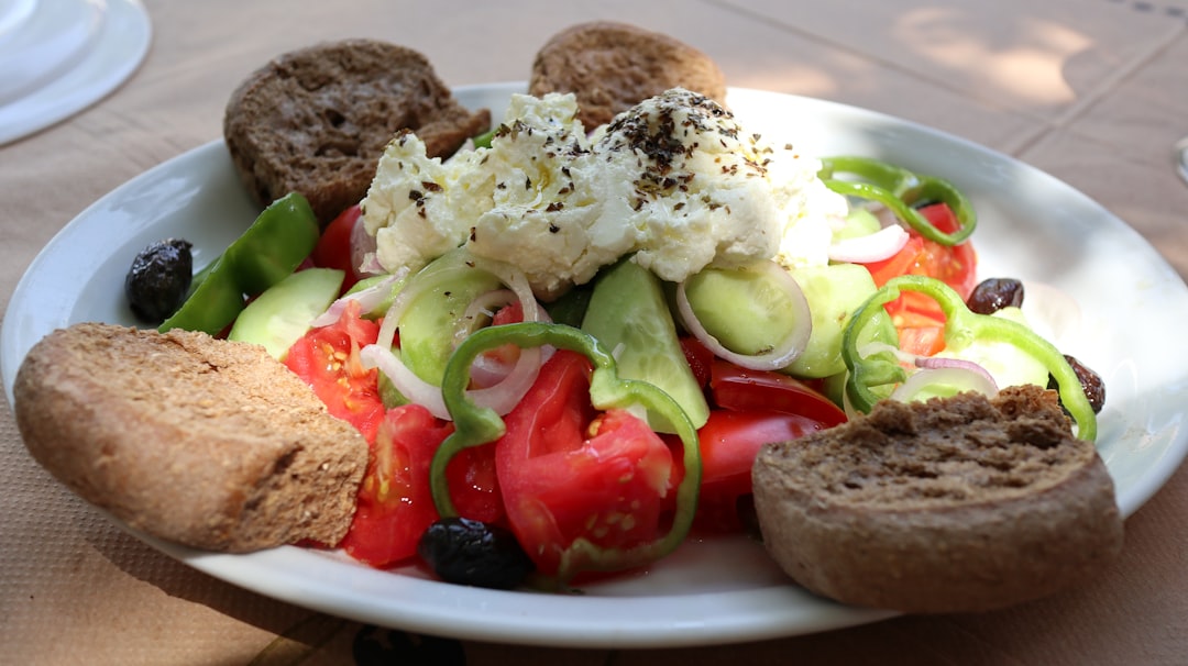 Greek food platter (Photo via Unsplash)