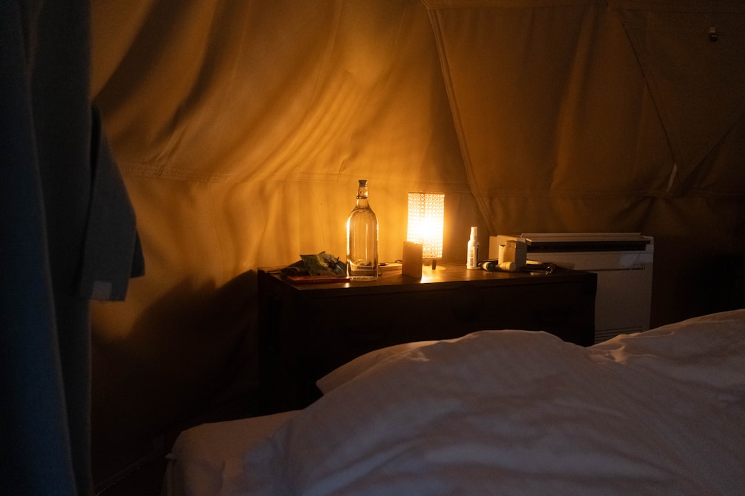 luxury safari tent interior (Photo via Unsplash)