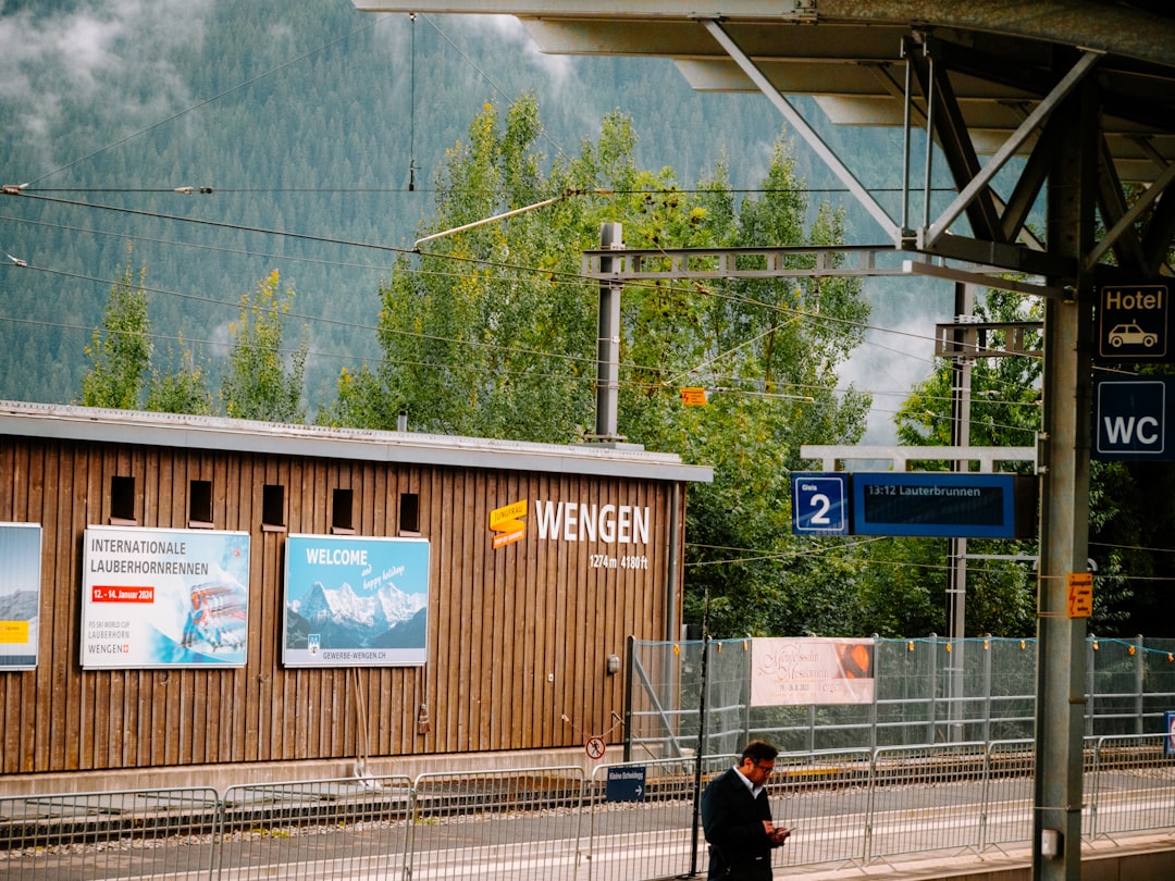 Swiss train station (Photo via Unsplash)