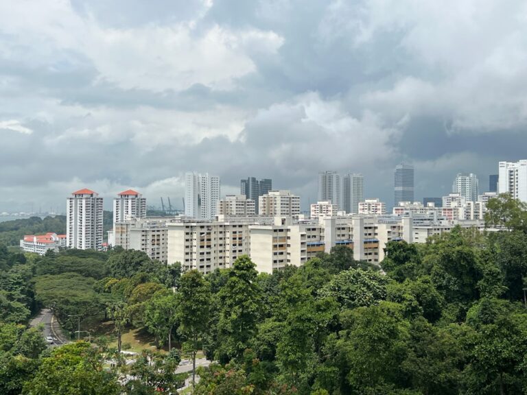 Singapore city skyline
