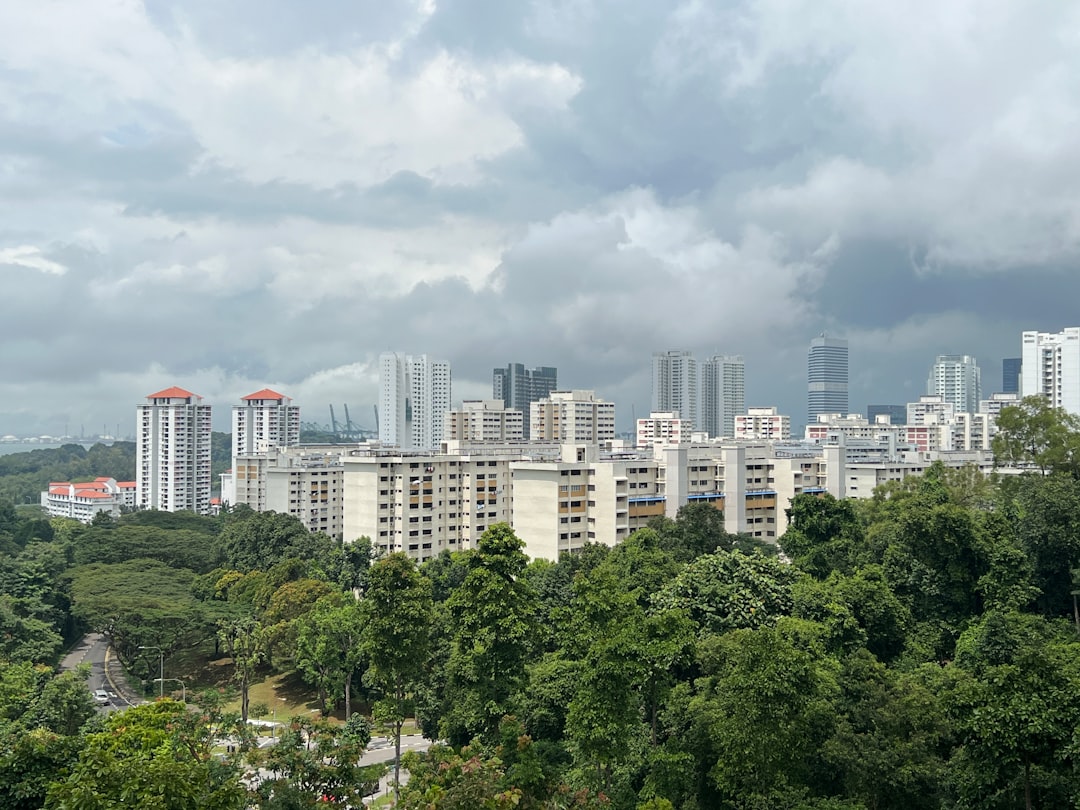 Singapore city skyline