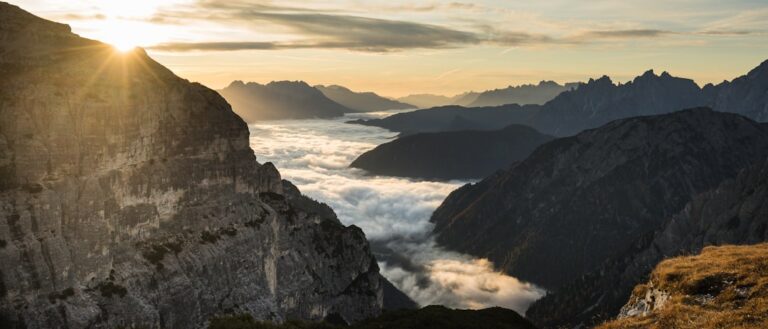 Dolomites mountain landscape