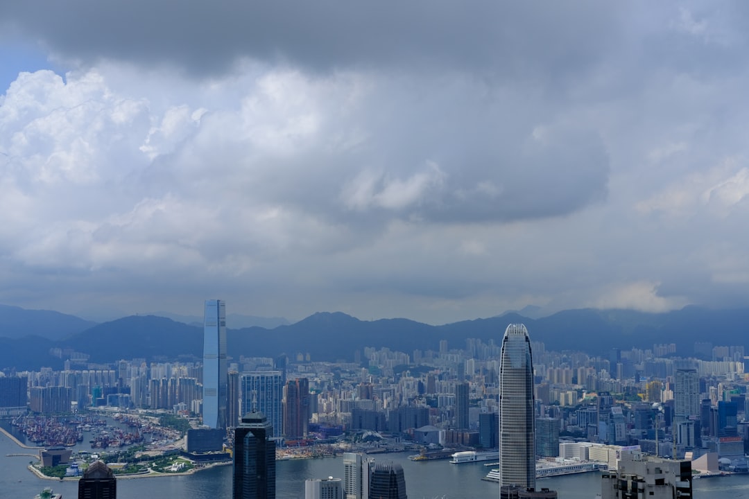 Hong Kong city skyline