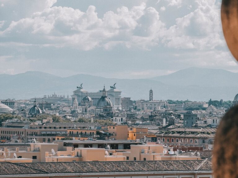 Rome city skyline