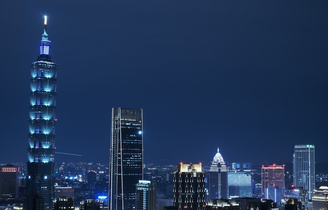 Taipei city skyline