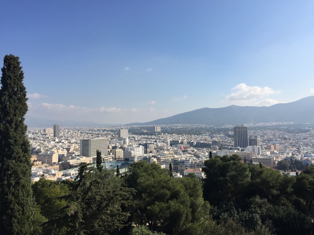 Athens city skyline