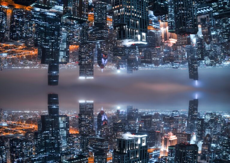 Chicago city skyline