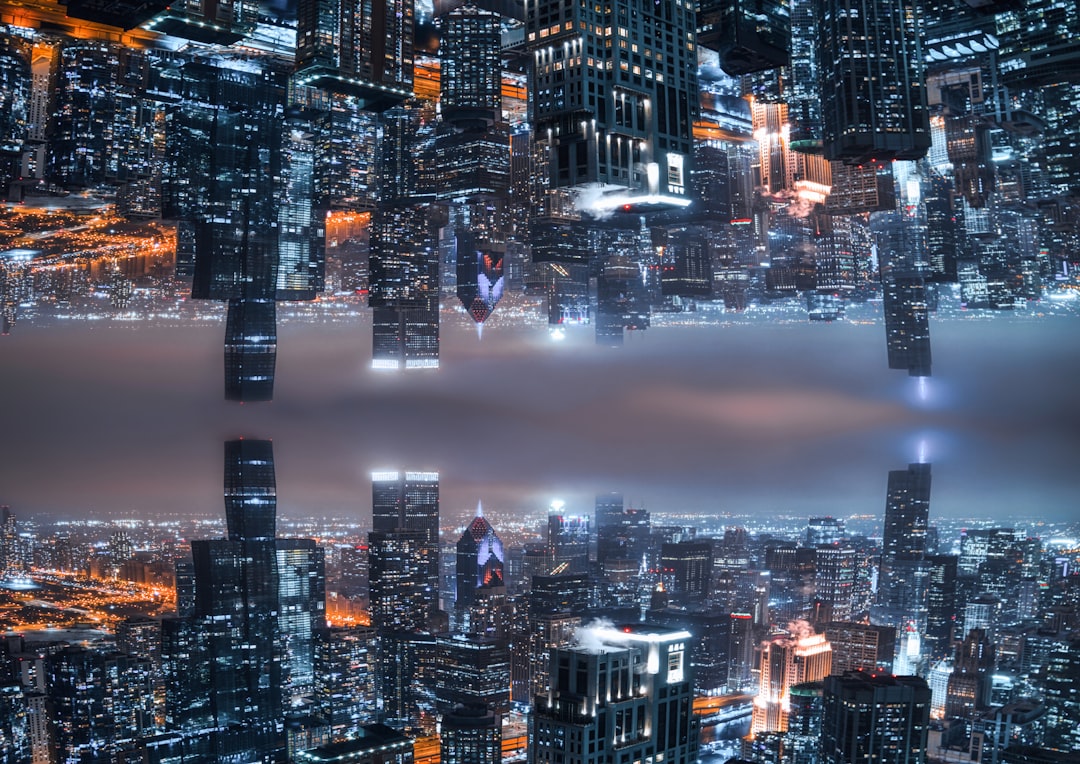 Chicago city skyline