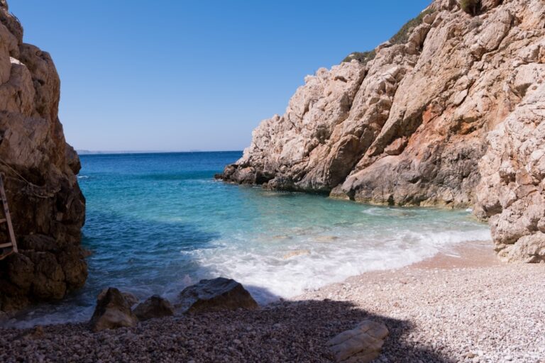 Greek islands coastline