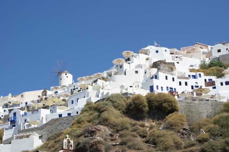 Santorini island view